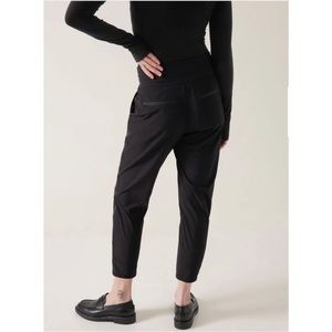 Athleta Nolita Slim Tapered Crop Pant Black Size 4